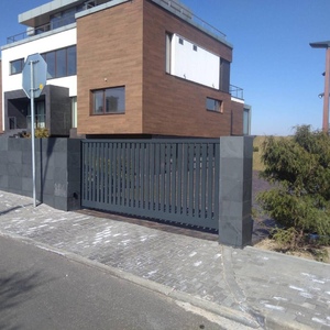 Откатные ворота Prestige с алюминиевым заполнением