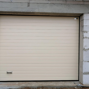 Секционные ворота Prestige цвет RAL1015 Слоновая кость