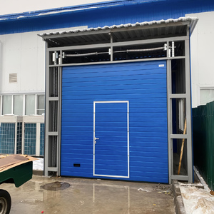 Секционные ворота в гараж Trend цвет RAL5010 Синий