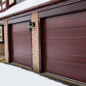 Секционные гаражные ворота Trend цвет Cherry Вишня