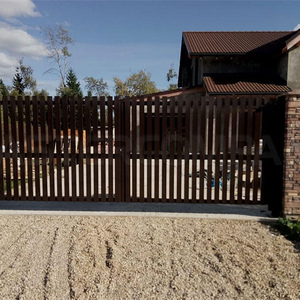 Распашные ворота Prestige с заполнением алюминий