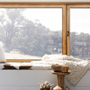 Панорамные алюмодеревянные окна