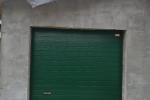 Установка секционных ворот цвет RAL6005 Зеленый мох