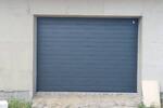 Установка секционных ворот цвет RAL7016 Серый антрацит