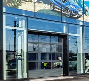 Панорамные ворота