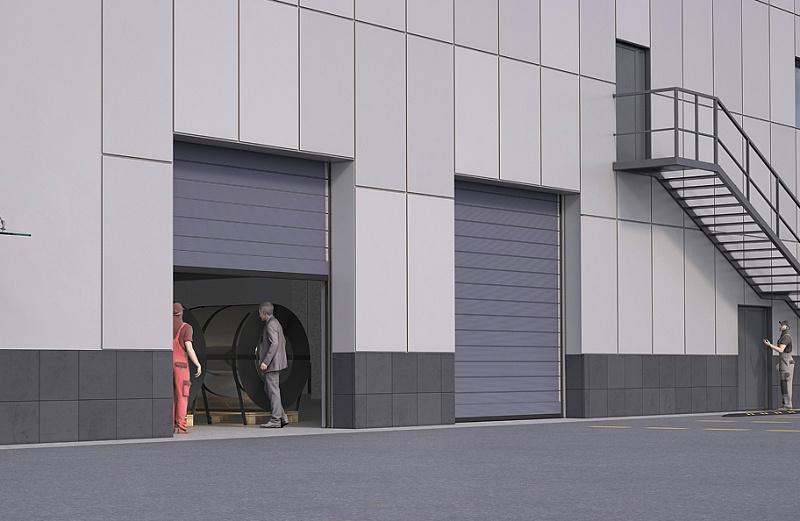 Спиральные скоростные ворота